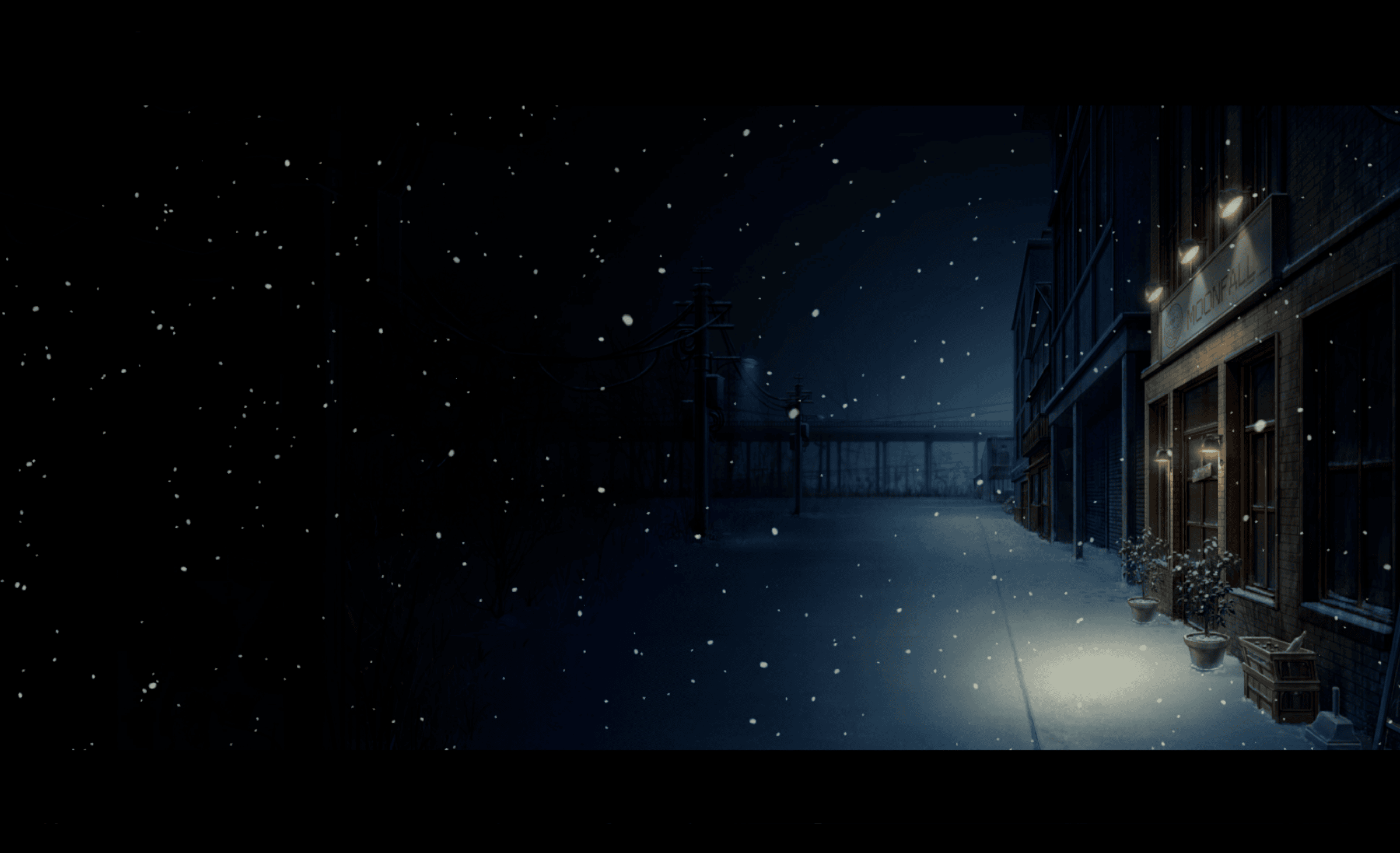 粒子特效 - 雪夜效果